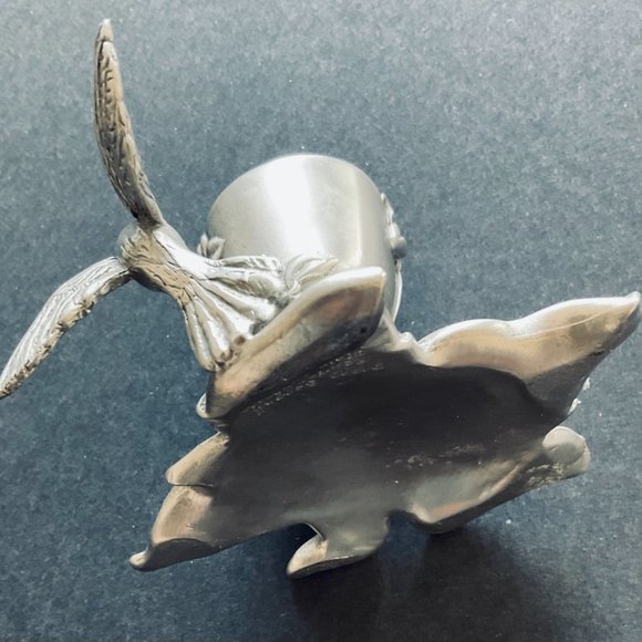 SEAGULL PEWTER CANADA Single Hummingbird Candlestick Holder EUC - Picture 9 of 9